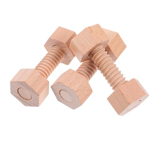 BIUDECO Holzschrauben Spielset Teilig Robustes Holz Feinmotorik Handliches Steckspielzeug für Kleinkinder Kreative Lernspiele und Eltern Junge Mädchen Interaktion BIUDECO Holzschrauben Spielset Teilig Robustes Holz Feinmotorik Handliches Steckspielzeug für Kleinkinder Kreative Lernspiele und Eltern Junge Mädchen Interaktion von BIUDECO