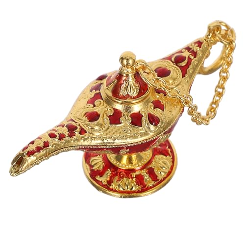 BIUDECO Klassische arabische Lampe: Kleines Vintage-Mittelstück für den Schreibtisch zu Hause und im Innenbereich – Hohle Wunschlampe aus Zinklegierung BIUDECO Klassische arabische Lampe: Kleines Vintage-Mittelstück für den Schreibtisch zu Hause und im Innenbereich – Hohle Wunschlampe aus Zinklegierung von BIUDECO
