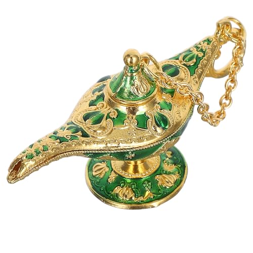BIUDECO Klassische arabische Lampe: Kleines Vintage-Mittelstück für den Schreibtisch zu Hause und im Innenbereich – Hohle Wunschlampe aus Zinklegierung BIUDECO Klassische arabische Lampe: Kleines Vintage-Mittelstück für den Schreibtisch zu Hause und im Innenbereich – Hohle Wunschlampe aus Zinklegierung von BIUDECO