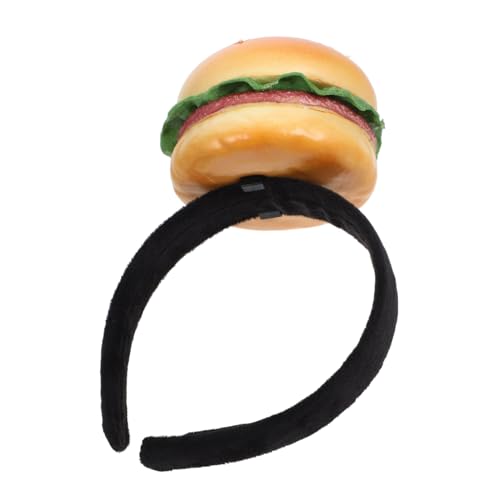 BIUDECO Lustiger Hamburger Haarreif Burger Form Haarband Bunte Kostüm Accessoire Für Halloween Karneval Themenparty Bühnenauftritt BIUDECO Lustiger Hamburger Haarreif Burger Form Haarband Bunte Kostüm Accessoire Für Halloween Karneval Themenparty Bühnenauftritt von BIUDECO