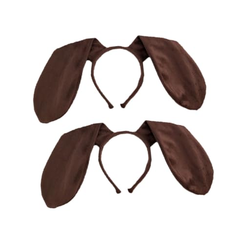 BIUDECO Ohr Haarreifen 2 Stück Party Stirnband aus Langlebigem Material für Kinder und Erwachsene Kostüm Requisite für Karneval und Maskenball von BIUDECO