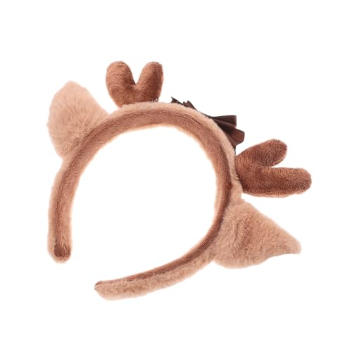 BIUDECO Plüsch Haarband mit Hirschohren Weich und Bequem Dekoratives Stirnband für Cosplay Party Halloween Weihnachten und Alltag Geeignet Geschenkidee für Damen und Mädchen BIUDECO Plüsch Haarband mit Hirschohren Weich und Bequem Dekoratives Stirnband für Cosplay Party Halloween Weihnachten und Alltag Geeignet Geschenkidee für Damen und Mädchen von BIUDECO