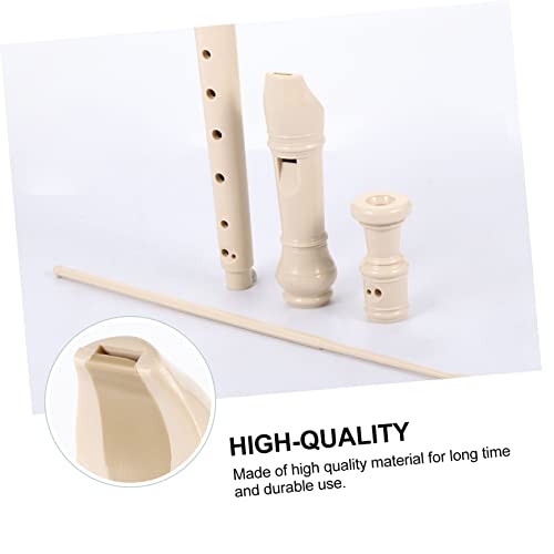 BIUDECO Sopran Blockflöte für Abs Resin Musikspielzeug Pädagogisch Weiße Deutsche Griffweise Anfänger Flöte Interaktives Lerninstrument BIUDECO Sopran Blockflöte für Abs Resin Musikspielzeug Pädagogisch Weiße Deutsche Griffweise Anfänger Flöte Interaktives Lerninstrument von BIUDECO