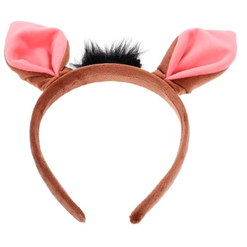 BIUDECO Süßes Schweineohr Tier Haarreif für Weiches Cosplay Stirnband für Kostümpartys Karneval und Verkleidungen Dekoratives Bequemes und Partyaccessoire von BIUDECO
