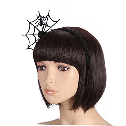 BIUDECO Teiliges Halloween Cosplay Haarreif Leichtes Spider Web Haarband Schwarzes Stirnband für Kostüm und Themenpartys Bequem und Langlebig für Karneval und Bühnenauftritte von BIUDECO