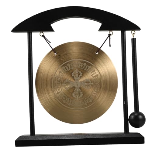 BIUDECO Traditioneller Feng Shui Messinggong Asiatisches für Zuhause und Büro Meditation Bringt Glück und Harmonie für Tischdekoration und Entspannung BIUDECO Traditioneller Feng Shui Messinggong Asiatisches für Zuhause und Büro Meditation Bringt Glück und Harmonie für Tischdekoration und Entspannung von BIUDECO