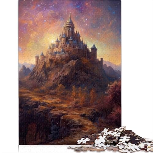 Castle of Dreams 1000 teiliges Puzzle Weihnachtspuzzle Geschenke Puzzle Geschenke für Erwachsene Puzzles 1000 Teile (75 x 50 cm) von BIZOCA