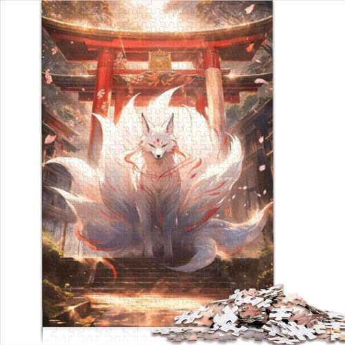 Mystic Kitsune Gateway 1000 Teile Puzzle für Erwachsene und Jugendliche ab 12 Jahren 1000 Teile (75 x 50 cm) von BIZOCA