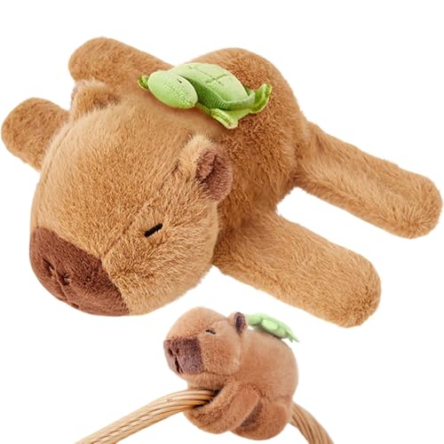 BIZOI Capybara Schnapparmband, 18cm Capybara Plüschtier Schnapparmbänder, Plüschtier Klatscharmband mit Schildkröten-Rucksack, für Mitbringsel, Geburtstag, Weihnachten, Gifts, Partygeschenke BIZOI Capybara Schnapparmband, 18cm Capybara Plüschtier Schnapparmbänder, Plüschtier Klatscharmband mit Schildkröten-Rucksack, für Mitbringsel, Geburtstag, Weihnachten, Gifts, Partygeschenke von BIZOI
