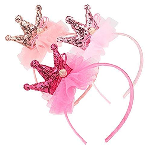 BJ-SHOP Madchen Krone, Prinzessin Tiara Set Tiara Elastisches Haarband Sparkling Crown Stirnband 3 Stuck BJ-SHOP Madchen Krone, Prinzessin Tiara Set Tiara Elastisches Haarband Sparkling Crown Stirnband 3 Stuck von BJ-SHOP