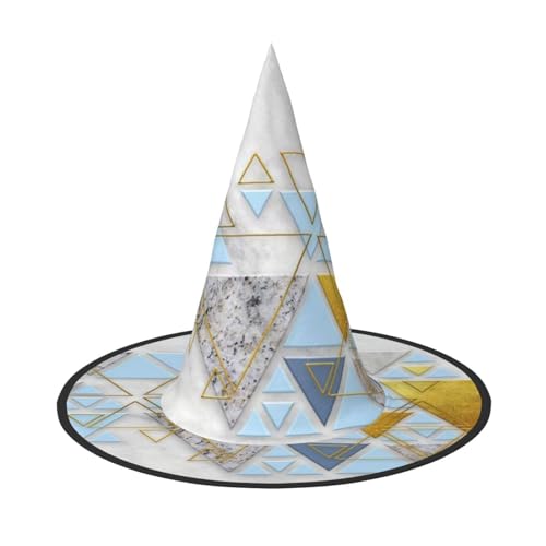 BJNGHKLN Abstraktes geometrisches Muster, Halloween-Hexenhut für Damen, Partyhut für Halloween, Feste, Cosplay, Kostüm-Ensemble BJNGHKLN Abstraktes geometrisches Muster, Halloween-Hexenhut für Damen, Partyhut für Halloween, Feste, Cosplay, Kostüm-Ensemble von BJNGHKLN