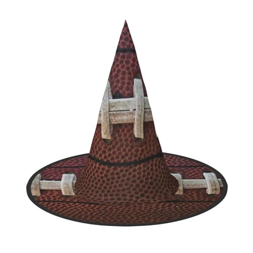 BJNGHKLN American Football Spitzen-Druck, Halloween-Hexenhut für Damen, Partyhut für Halloween, Feste, Cosplay, Kostüm, Ensemble BJNGHKLN American Football Spitzen-Druck, Halloween-Hexenhut für Damen, Partyhut für Halloween, Feste, Cosplay, Kostüm, Ensemble von BJNGHKLN