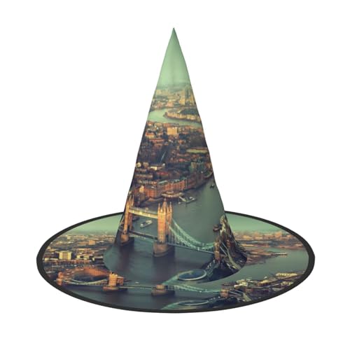 BJNGHKLN Berühmter Halloween-Hexenhut für Damen, Partyhut für Halloween, Feste, Cosplay, Kostüm, Ensemble BJNGHKLN Berühmter Halloween-Hexenhut für Damen, Partyhut für Halloween, Feste, Cosplay, Kostüm, Ensemble von BJNGHKLN