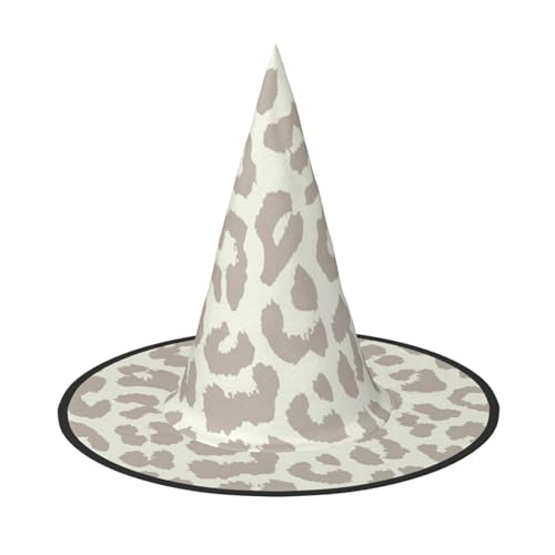 BJNGHKLN Braunes Muster Leopardenmuster Halloween Hexenhut für Frauen Party Hut für Halloween Festlichkeiten Cosplay Kostüm Ensemble BJNGHKLN Braunes Muster Leopardenmuster Halloween Hexenhut für Frauen Party Hut für Halloween Festlichkeiten Cosplay Kostüm Ensemble von BJNGHKLN