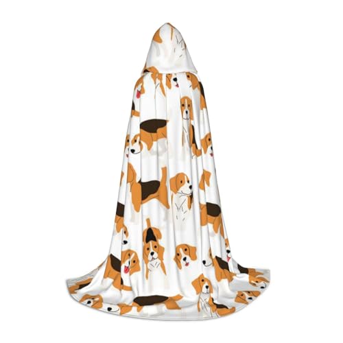 BJNGHKLN Halloween Bodenlanger Kapuzenumhang mit Hundeaufdruck, langer Kapuzenumhang für Teenager BJNGHKLN Halloween Bodenlanger Kapuzenumhang mit Hundeaufdruck, langer Kapuzenumhang für Teenager von BJNGHKLN