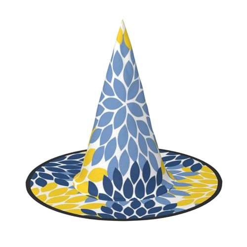 BJNGHKLN Halloween-Hexenhut für Damen, Party-Hut für Halloween, Feste, Cosplay, Kostüm, Ensemble mit bunten Blumen BJNGHKLN Halloween-Hexenhut für Damen, Party-Hut für Halloween, Feste, Cosplay, Kostüm, Ensemble mit bunten Blumen von BJNGHKLN