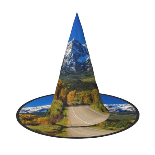 BJNGHKLN Halloween-Hexenhut für Damen, Party-Hut für Halloween, Feste, Cosplay, Kostüm, Ensemble BJNGHKLN Halloween-Hexenhut für Damen, Party-Hut für Halloween, Feste, Cosplay, Kostüm, Ensemble von BJNGHKLN
