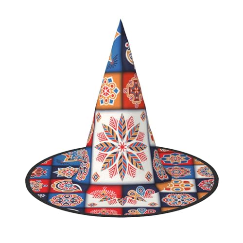 BJNGHKLN Halloween-Hexenhut für Damen, Partyhut für Halloween, Feste, Cosplay, Kostüm, Ensemble BJNGHKLN Halloween-Hexenhut für Damen, Partyhut für Halloween, Feste, Cosplay, Kostüm, Ensemble von BJNGHKLN