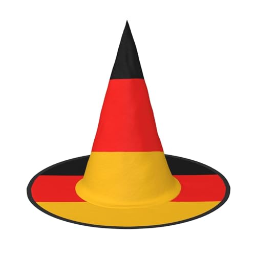 BJNGHKLN Halloween-Hexenhut mit Deutschland-Flagge, für Damen, Partyhut für Halloween, Feste, Cosplay, Kostüm, Ensemble BJNGHKLN Halloween-Hexenhut mit Deutschland-Flagge, für Damen, Partyhut für Halloween, Feste, Cosplay, Kostüm, Ensemble von BJNGHKLN