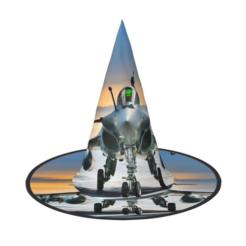BJNGHKLN Halloween-Hexenhut mit Flugzeug-Druck, für Damen, Partyhut für Halloween, Feste, Cosplay, Kostüm, Ensemble BJNGHKLN Halloween-Hexenhut mit Flugzeug-Druck, für Damen, Partyhut für Halloween, Feste, Cosplay, Kostüm, Ensemble von BJNGHKLN