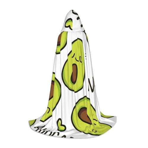 BJNGHKLN Halloween-Umhang mit Kapuze, bodenlang, Cartoon-Birnen-Druck, langer Kapuzenumhang für Teenager BJNGHKLN Halloween-Umhang mit Kapuze, bodenlang, Cartoon-Birnen-Druck, langer Kapuzenumhang für Teenager von BJNGHKLN