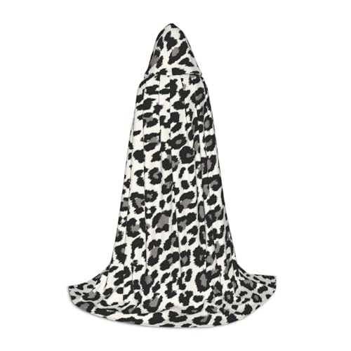 BJNGHKLN Halloween-Umhang mit Kapuze, bodenlang, Leopardenmuster, langer Kapuzenumhang für Teenager BJNGHKLN Halloween-Umhang mit Kapuze, bodenlang, Leopardenmuster, langer Kapuzenumhang für Teenager von BJNGHKLN