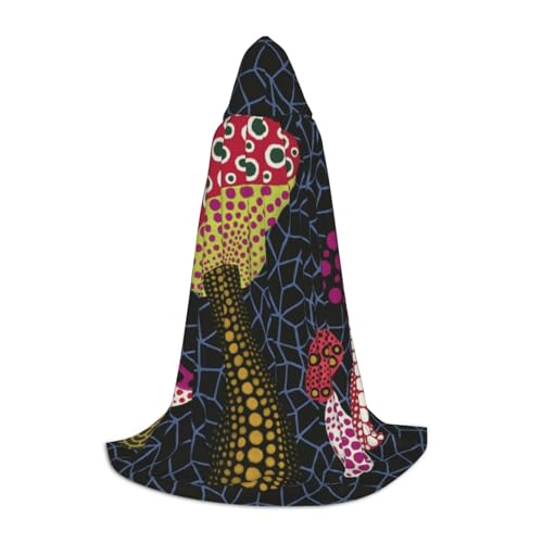 BJNGHKLN Halloween-Umhang mit Kapuze, bodenlang, Pilzdruck, langer Kapuzenumhang für Teenager BJNGHKLN Halloween-Umhang mit Kapuze, bodenlang, Pilzdruck, langer Kapuzenumhang für Teenager von BJNGHKLN