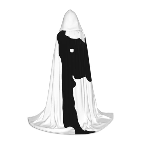 BJNGHKLN Halloween-Umhang mit Kapuze, bodenlang, Taekwondo, Kampfkunstdruck, langer Kapuzenumhang für Teenager BJNGHKLN Halloween-Umhang mit Kapuze, bodenlang, Taekwondo, Kampfkunstdruck, langer Kapuzenumhang für Teenager von BJNGHKLN