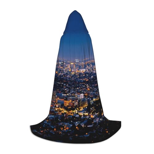 BJNGHKLN Halloween bodenlanger Kapuzenumhang Los Angeles Heavens Print, langer Kapuzenumhang für Teenager BJNGHKLN Halloween bodenlanger Kapuzenumhang Los Angeles Heavens Print, langer Kapuzenumhang für Teenager von BJNGHKLN