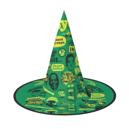 BJNGHKLN Hexenhut mit Ananas-Zitat für Halloween, für Damen, Partyhut für Halloween, Feste, Cosplay, Kostüm, Ensemble BJNGHKLN Hexenhut mit Ananas-Zitat für Halloween, für Damen, Partyhut für Halloween, Feste, Cosplay, Kostüm, Ensemble von BJNGHKLN