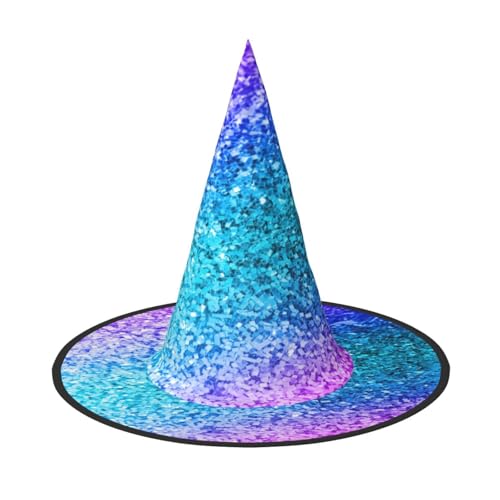BJNGHKLN Hexenhut mit Glitzer-Pailletten, Punktemuster, Halloween-Hexenhut für Damen, Partyhut für Halloween, Feste, Cosplay, Kostüm, Ensemble BJNGHKLN Hexenhut mit Glitzer-Pailletten, Punktemuster, Halloween-Hexenhut für Damen, Partyhut für Halloween, Feste, Cosplay, Kostüm, Ensemble von BJNGHKLN