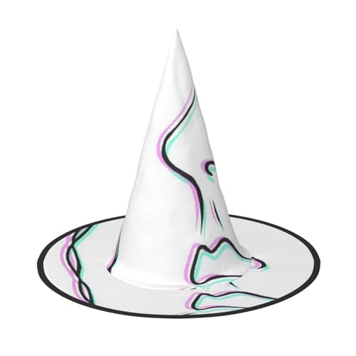 BJNGHKLN Hexenhut mit Raucheraufdruck, Halloween-Hexenhut für Damen, Partyhut für Halloween, Feste, Cosplay, Kostüm-Ensemble BJNGHKLN Hexenhut mit Raucheraufdruck, Halloween-Hexenhut für Damen, Partyhut für Halloween, Feste, Cosplay, Kostüm-Ensemble von BJNGHKLN