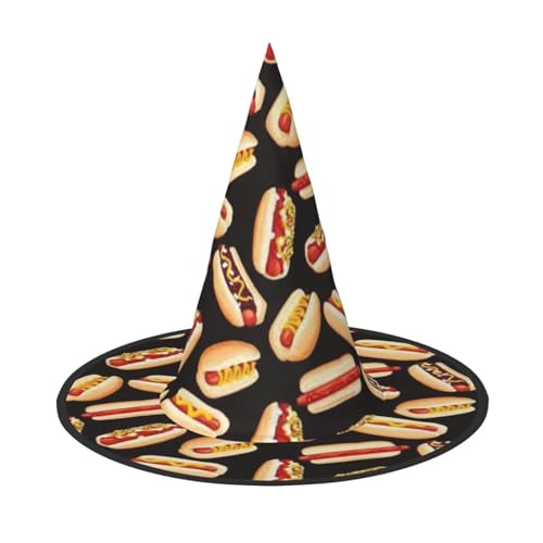 BJNGHKLN Lustiger Halloween-Hexenhut für Frauen, Party-Hut für Halloween, Feste, Cosplay, Kostüm, Ensemble BJNGHKLN Lustiger Halloween-Hexenhut für Frauen, Party-Hut für Halloween, Feste, Cosplay, Kostüm, Ensemble von BJNGHKLN