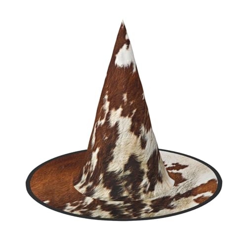 BJNGHKLN Roter und weißer Hexenhut aus Rindsleder für Damen, Party-Hut für Halloween, Feste, Cosplay, Kostüm-Ensemble BJNGHKLN Roter und weißer Hexenhut aus Rindsleder für Damen, Party-Hut für Halloween, Feste, Cosplay, Kostüm-Ensemble von BJNGHKLN
