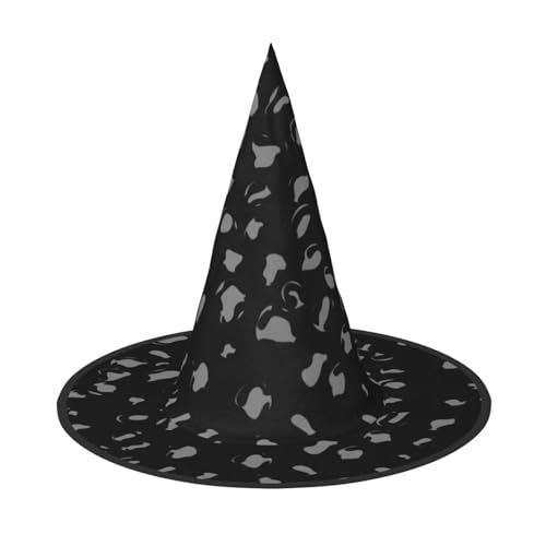BJNGHKLN Schwarz-weißer Halloween-Hexenhut für Damen, Party-Hut für Halloween, Feste, Cosplay, Kostüm-Ensemble, Schwarz und Weiß BJNGHKLN Schwarz-weißer Halloween-Hexenhut für Damen, Party-Hut für Halloween, Feste, Cosplay, Kostüm-Ensemble, Schwarz und Weiß von BJNGHKLN