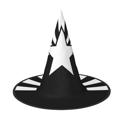 BJNGHKLN Schwarzer Arizona-Flaggen-Druck, Halloween-Hexenhut für Damen, Partyhut für Halloween, Feste, Cosplay, Kostüm-Ensemble BJNGHKLN Schwarzer Arizona-Flaggen-Druck, Halloween-Hexenhut für Damen, Partyhut für Halloween, Feste, Cosplay, Kostüm-Ensemble von BJNGHKLN