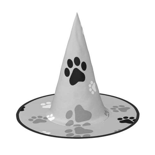 BJNGHKLN Tierkrallen-Druck, Halloween-Hexenhut für Damen, Partyhut für Halloween, Feste, Cosplay, Kostüm, Ensemble BJNGHKLN Tierkrallen-Druck, Halloween-Hexenhut für Damen, Partyhut für Halloween, Feste, Cosplay, Kostüm, Ensemble von BJNGHKLN