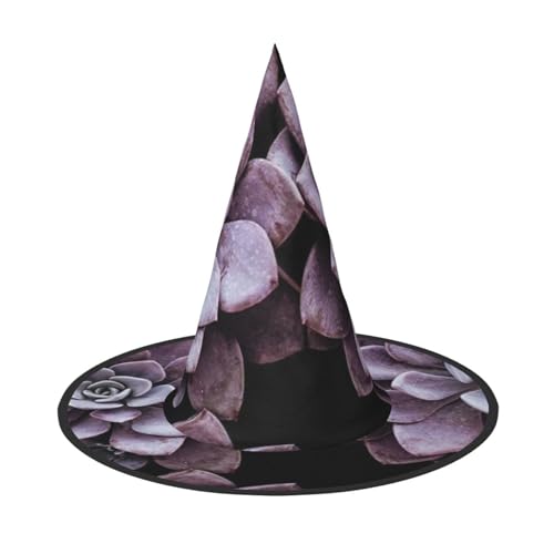 BJNGHKLN Violetter Halloween-Hexenhut für Damen, Partyhut für Halloween, Feste, Cosplay, Kostüm, Ensemble BJNGHKLN Violetter Halloween-Hexenhut für Damen, Partyhut für Halloween, Feste, Cosplay, Kostüm, Ensemble von BJNGHKLN