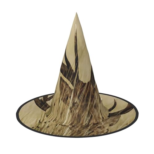 BJNGHKLN Weißschwanz-Hexenhut mit Hirschaufdruck für Damen, Partyhut für Halloween, Feste, Cosplay, Kostüm, Ensemble BJNGHKLN Weißschwanz-Hexenhut mit Hirschaufdruck für Damen, Partyhut für Halloween, Feste, Cosplay, Kostüm, Ensemble von BJNGHKLN