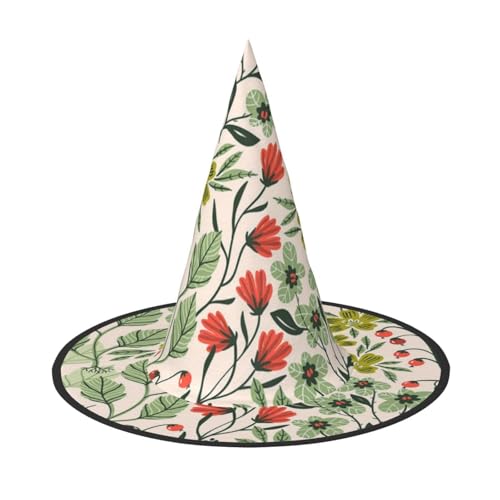 BJNGHKLN Wunderschöner Halloween-Hexenhut für Damen, Party-Hut für Halloween, Feste, Cosplay, Kostüm-Ensemble BJNGHKLN Wunderschöner Halloween-Hexenhut für Damen, Party-Hut für Halloween, Feste, Cosplay, Kostüm-Ensemble von BJNGHKLN