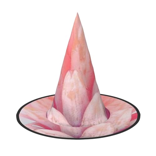 BJNGHKLN Wunderschöner Halloween-Hexenhut mit Ananas-Druck, für Damen, Partyhut für Halloween, Feste, Cosplay, Kostüm-Ensemble von BJNGHKLN