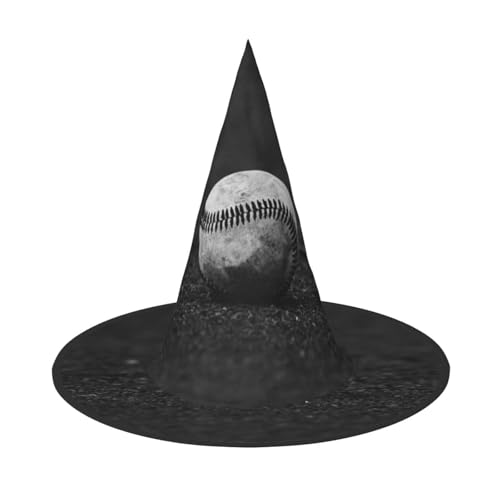 Baseball-Druck, Halloween-Hexenhut für Damen, Partyhut für Halloween, Feste, Cosplay, Kostüm, Ensemble Baseball-Druck, Halloween-Hexenhut für Damen, Partyhut für Halloween, Feste, Cosplay, Kostüm, Ensemble von BJNGHKLN