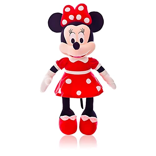 BJPERFMS Minnie Mouse Plüschtier, Minnie Kuscheltier, Minnie Plüsch, Plüschpuppen Kinder, Stofftiere, Kinderpuppe, Plüschspielzeug, für Jungen Mädchen, 35cm von BJPERFMS