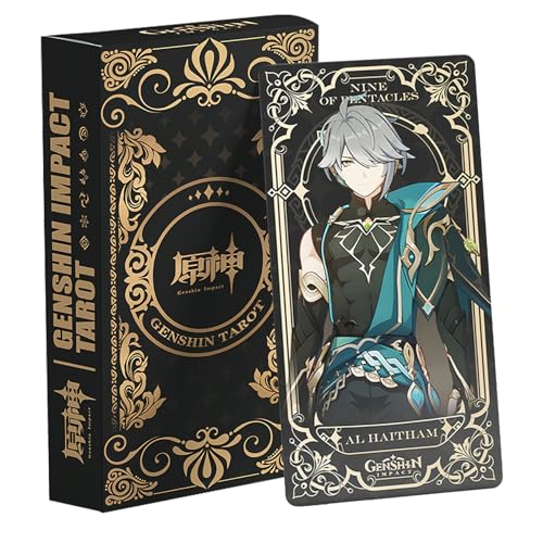Genshin Impact Tarotkarte Spiel, 56PCS Genshin Impact Karten, Genshin Impact Furina Card, Genshin Impact Card Game, Genshin Impact Periphere, Charaktere Hd Voller Satz, Geschenk für Spielfans Genshin Impact Tarotkarte Spiel, 56PCS Genshin Impact Karten, Genshin Impact Furina Card, Genshin Impact Card Game, Genshin Impact Periphere, Charaktere Hd Voller Satz, Geschenk für Spielfans von BJPERFMS