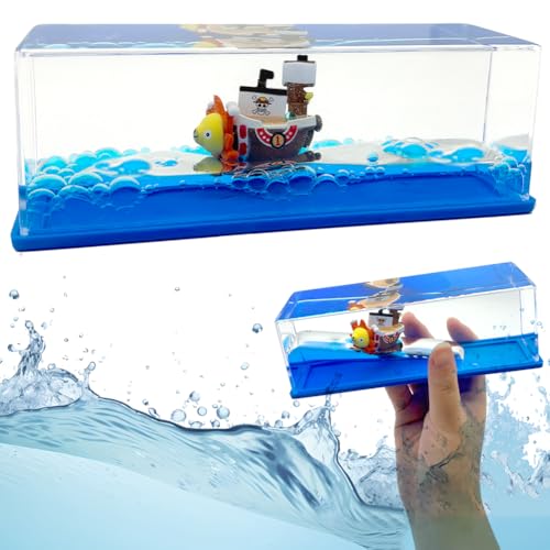 One Piece Thousand Sunny Schiff, Unsinkable Pirate Ship, One Piece Kreuzfahrtschiff Fluid Drift Flasche, One Piece Cruise Ship, One Piece Merch, für Auto Deko Tischdekoration, Geschenke für Fans One Piece Thousand Sunny Schiff, Unsinkable Pirate Ship, One Piece Kreuzfahrtschiff Fluid Drift Flasche, One Piece Cruise Ship, One Piece Merch, für Auto Deko Tischdekoration, Geschenke für Fans von BJPERFMS