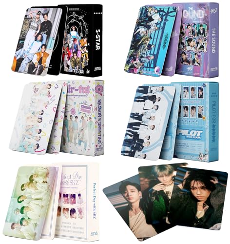 BJPERFMS Stray Kids Photocards, 5 Pack/275 Stück Stray Kids 5 Sterne Lomo Cards, Kpop Stray Kids Photocards, Stray Kids Karten, Stray Kids Lomo Karten, Stray Kids Fanartikel, Geschenk für Fans BJPERFMS Stray Kids Photocards, 5 Pack/275 Stück Stray Kids 5 Sterne Lomo Cards, Kpop Stray Kids Photocards, Stray Kids Karten, Stray Kids Lomo Karten, Stray Kids Fanartikel, Geschenk für Fans von BJPERFMS