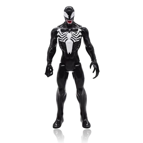 BJPERFMS Venom Figur, Avengers Figuren, Venom Actionfiguren, Spider Super Hero Figur, Venom Statue, Titan Hero Figure, Anime Figuren Superhelden, Venom PVC Charakter Modell, für Fans von BJPERFMS