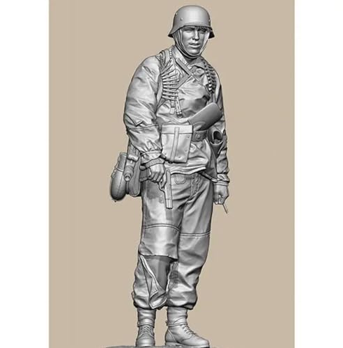 BJYCCAR 1/16 WWII German Soldier Resin Soldier Model Kit Unbemaltes und unmontiertes Resin Modell //D7X4g9 von BJYCCAR