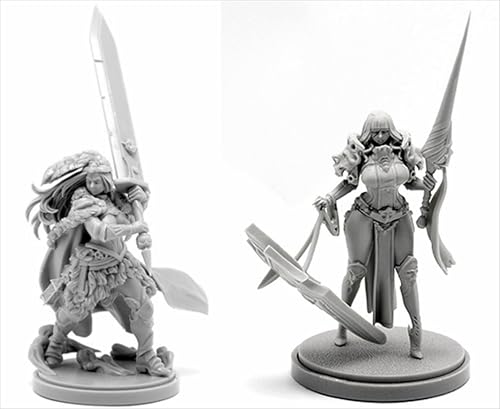 BJYCCAR 1/48 Ancient Female Samurai Warrior Resin Soldier Kit Unbemalt und unmontiert Resin Modell (2 Personen) //D9X8g28 von BJYCCAR