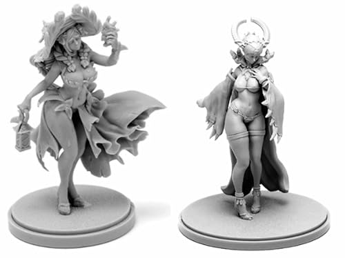 BJYCCAR 1/48 Ancient Female Samurai Warrior Resin Soldier Kit Unbemalt und unmontiert Resin Modell (2 Personen) //D9X8g33 von BJYCCAR
